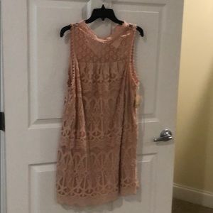 Pink sleeveless dress
